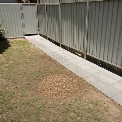 After: Stump grind, tight backyard access, Sebastopol, Ballarat