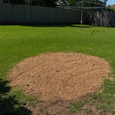 Chips and mulch on site, Ballarat